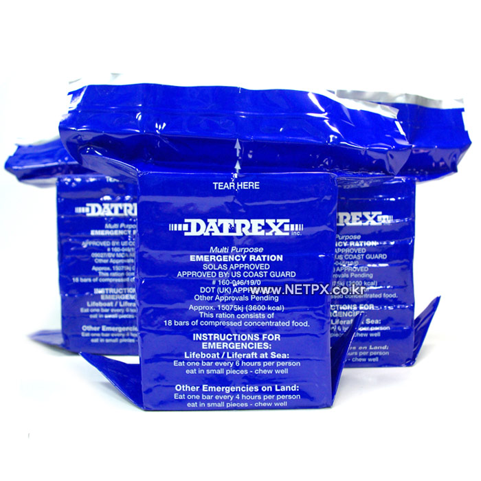 대이트렉스(Datrex) [Datrex] 3 Day Emergency Ration - 대이트렉스 3일치 비상식량 (3600 kcal)