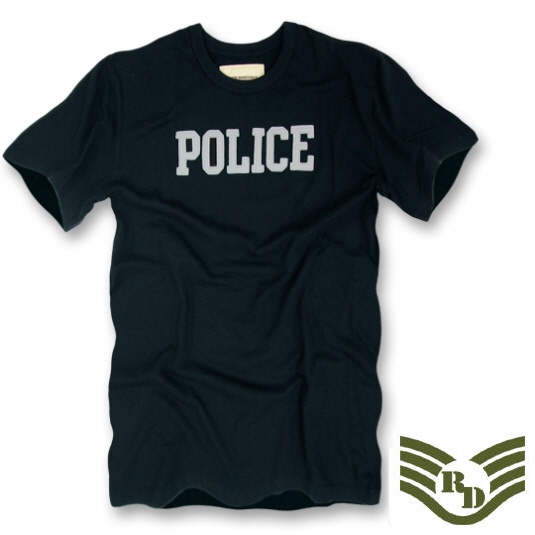 라피드 도미넌스(Rapid Dominance) 라피드 도미넌스 폴리스 슬림핏 티셔츠 (블랙)
