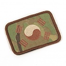 [GV Tactical] Korea Flag Patch (Multicam) - GV 택티컬 태극기 벨크로 패치 (멀티캠)