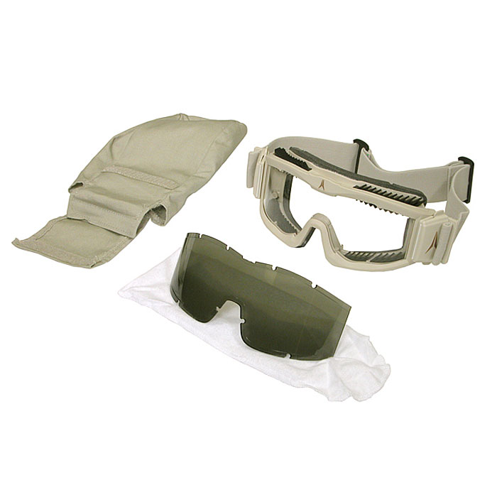 트로이(2ROY Tactical) [Flakjak] Arena Industries Ver2 ballistic goggle - 플랙잭 아레나 방탄 고글 (Tan)