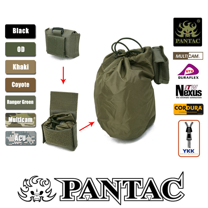 팬택(Pantac) [PANTAC] 팬택 벨트장착용 벨크로 드롭파우치 BT-C023 (Multicam/멀티캠)
