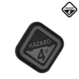 (Hazard4) 해저드4 다이아몬드 쉐이프드 로고 패치 (블랙)