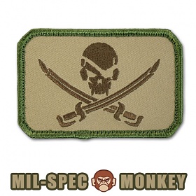 (Mil Spec Monkey) 밀스펙 몽키 패치 파이러트 스컬 플래그 0057 (멀티캠)