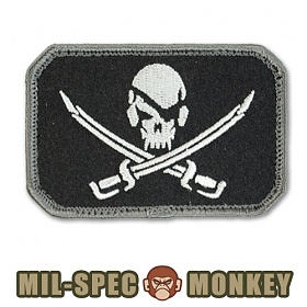 (Mil Spec Monkey) 밀스펙 몽키 패치 파이러트 스컬 플래그 0057 (스와트)