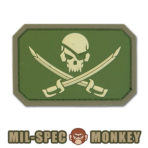 밀스펙 몽키(Mil Spec Monkey) 밀스펙 몽키 패치 파이러트 스컬 PVC 0002 (멀티캠)
