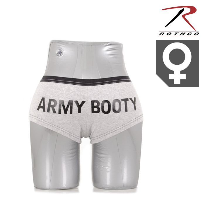로스코(Rothco) [Rothco] Womens Army Booty Shorts (Gray) - 로스코 여성용 아미 부티 숏 팬츠 (그레이)