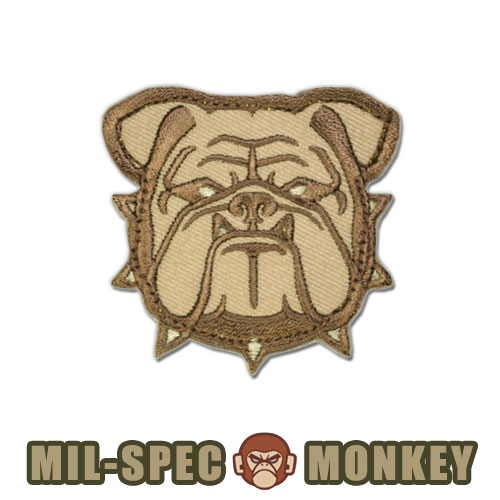 밀스펙 몽키(Mil Spec Monkey) 밀스펙 몽키 패치 불독 헤드 0031 (데저트)