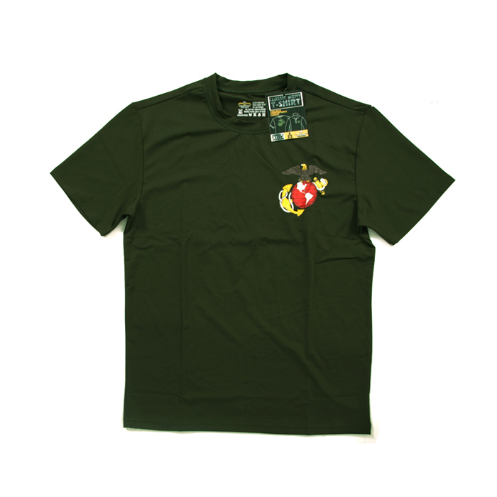 기타브랜드(ETC) U.S Marine Short Sleeve - 미해병대 속건성 반팔 티셔츠 (OD색상)