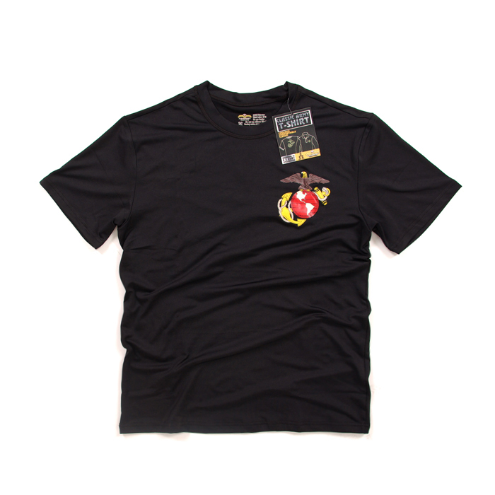 기타브랜드(ETC) U.S Marine Short Sleeve - 미해병대 속건성 반팔 티셔츠 (블랙)