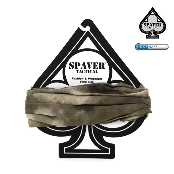 스페이버(SPAVER) [Spaver] Coolmax Tactical Scaf (A-TACS)  - 스페이버 쿨맥스 택티컬 멀티스카프 (에이텍)
