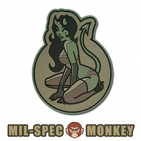 밀스펙 몽키(Mil Spec Monkey) 밀스펙 몽키 패치 데블 걸 PVC 0004 (ACU)