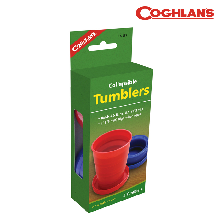 코글란(Coghlans) [Coghlans] Collapsible Tumblers - pkg of 2 - 코글란 휴대용 접이식컵 2개팩