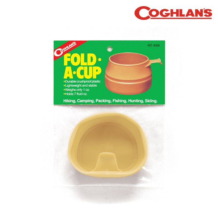 코글란(Coghlans) [Coghlans] Fold-A-Cup - 코글란 휴대용 접이식 A타입 컵
