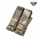 [Condor] MA23 Double Pistol Mag Pouch (A-TACS) - 콘도르 MA23 더블 피스톨 매그 파우치 에이-텍