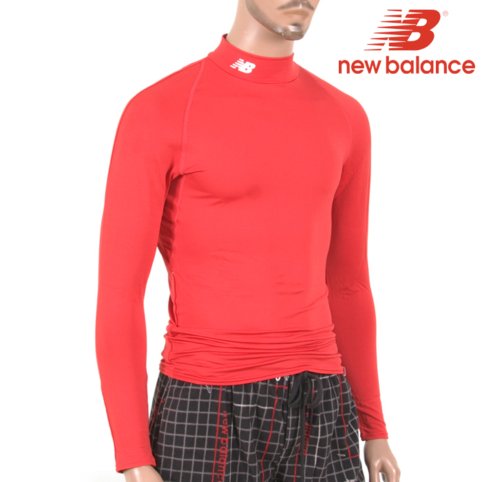 뉴발란스(New Balance) 뉴발란스 컴프레이션 콜드웨더 긴팔 언더셔츠 (레드)