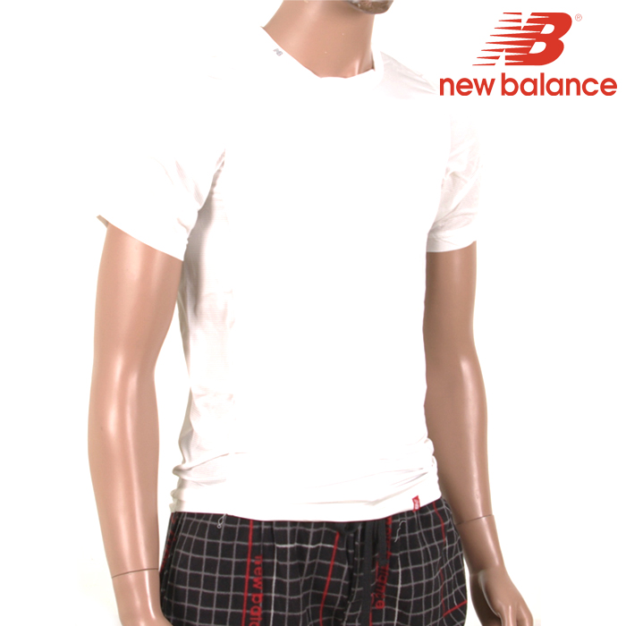 뉴발란스(New Balance) 뉴발란스 컴프레이션 풀메쉬 반팔 언더셔츠 (화이트)