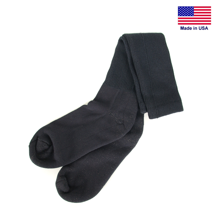 미군부대(GI) [G.I] X-Static Cushion Sole Socks (Black) - X-Static 쿠션 양말 블랙 (6개 세트/블랙)