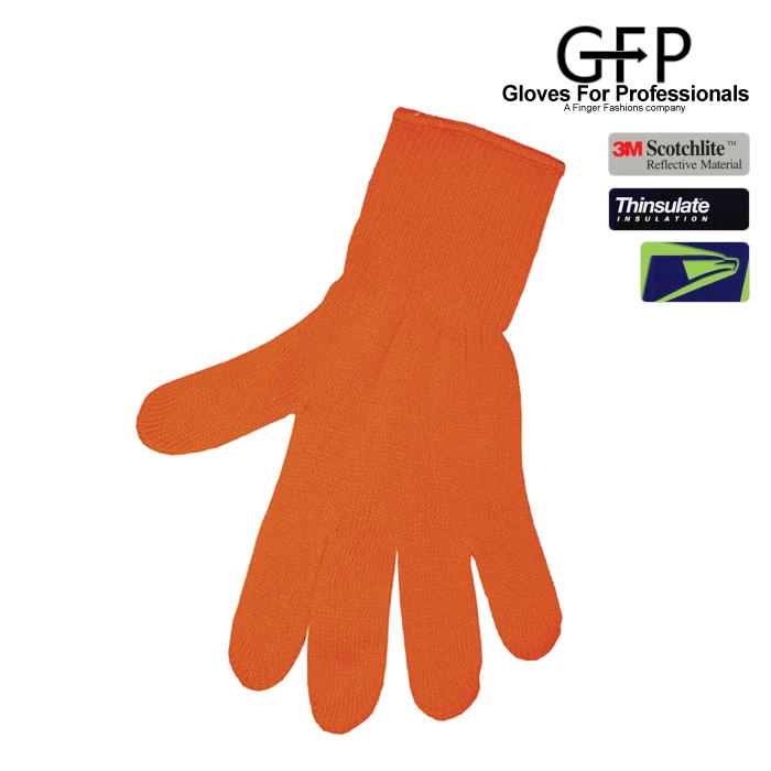 지에프피(GFP Glove) 지에프피 아크릴 니트 언라인드 Hi-Vis 글러브 (976)