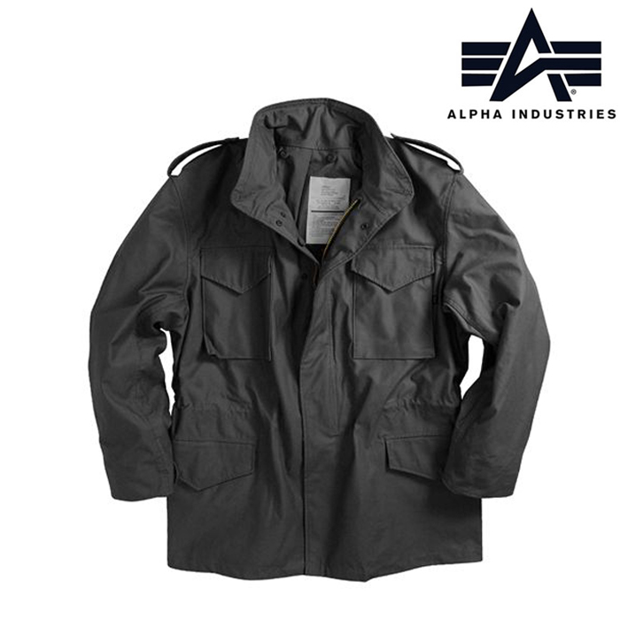 알파 인더스트리(Alpha Industries) [Alpha] M65  Tight Fit Field Coat (Black) - 알파 M65 타이트 핏 필드 자켓 (블랙)