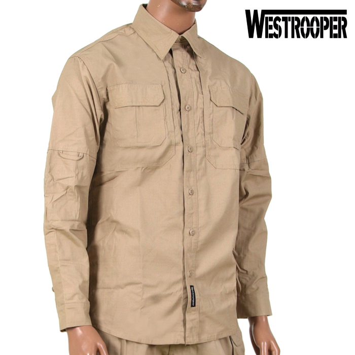 웨스트루퍼(Westrooper) 웨스트루퍼 GGD 시큐리티 셔츠 (카키)