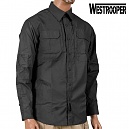 [West Rooper] GGD Security Shirt (Black) - 웨스트루퍼 시큐리티 셔츠 (블랙)