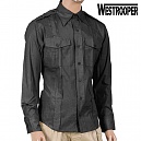 [West Rooper] T Gear Security Shirt (Black) - 웨스트루퍼 티기어 시큐리티 셔츠 (블랙)
