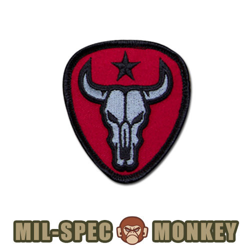 밀스펙 몽키(Mil Spec Monkey) 밀스펙 몽키 패치 불 스컬 0102 (레드)