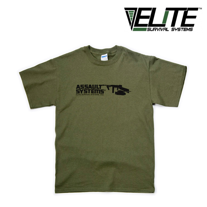 엘리트서바이벌(Elite Survival System) 엘리트 서바이벌 어썰트 시스템 티셔츠 (OD)