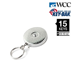 (Key Bak) 키백 24인치 스테인레스 스틸 체인 벨트 클립