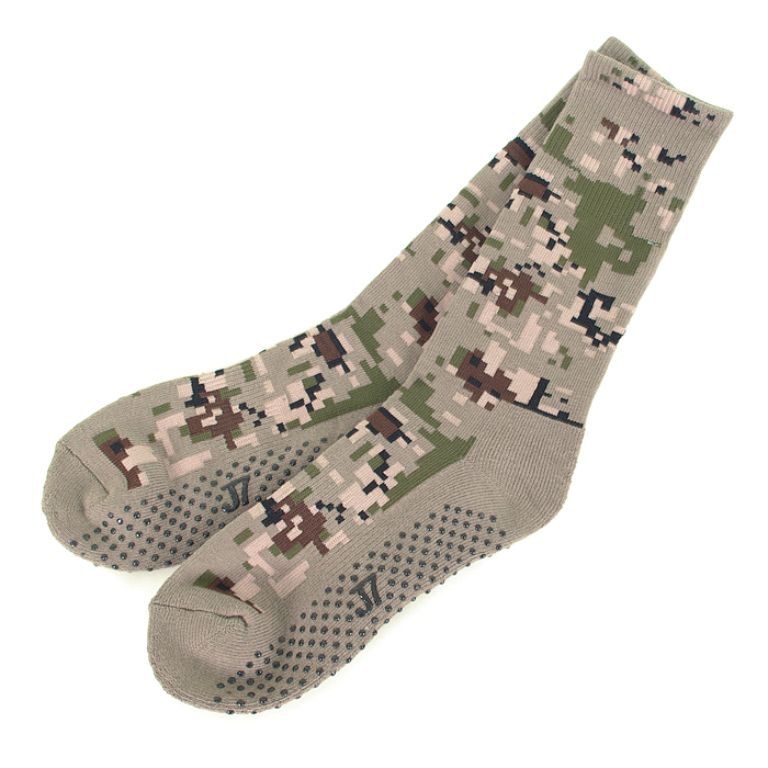 제이세븐(J7) [J7] Anionic Military Digital Pattern Socks (TAN) - 제이세븐 기능성 음이온 군용 디지털 패턴 양말 (발냄새/무좀 억제/TAN