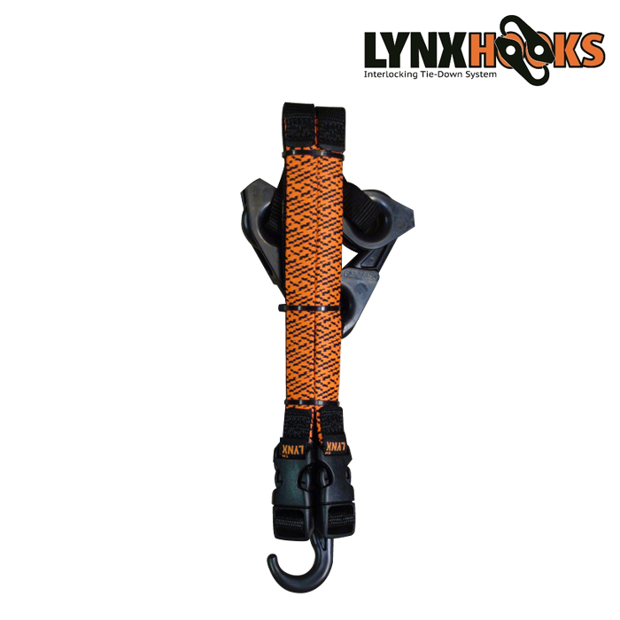 링스 훅(Lynx Hooks) 링스훅 인터락킹 타이다운 훅 2팩 (오렌지)