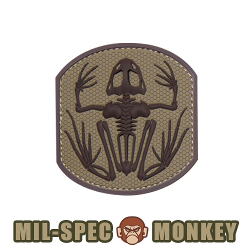 밀스펙 몽키(Mil Spec Monkey) 밀스펙 몽키 프로그 스켈레톤 PVC 패치 (데저트)