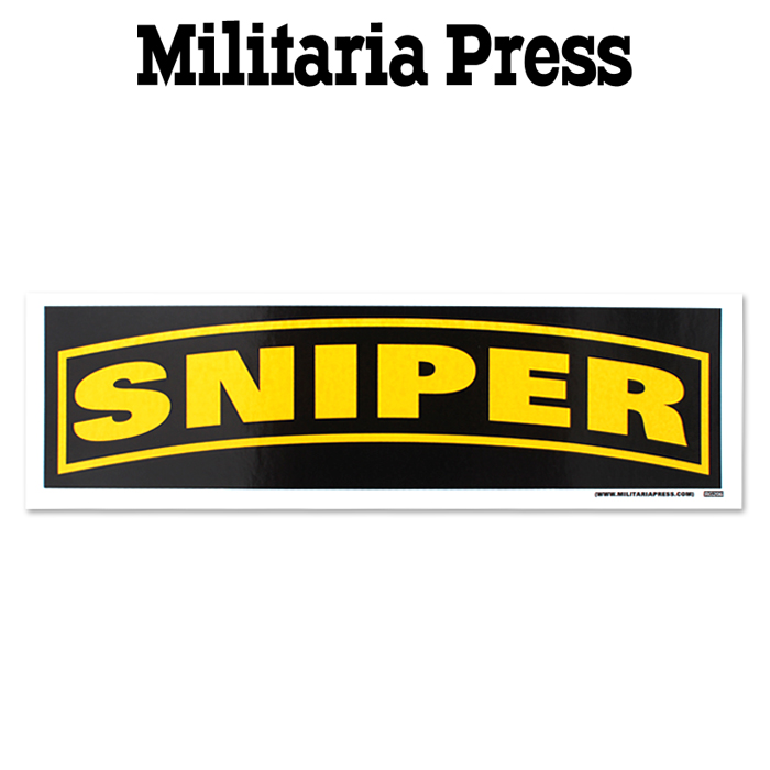 밀리터리아 프레스(Militaria Press) 밀리터리아 차량용 인테리어 범퍼 스티커 (RG206)