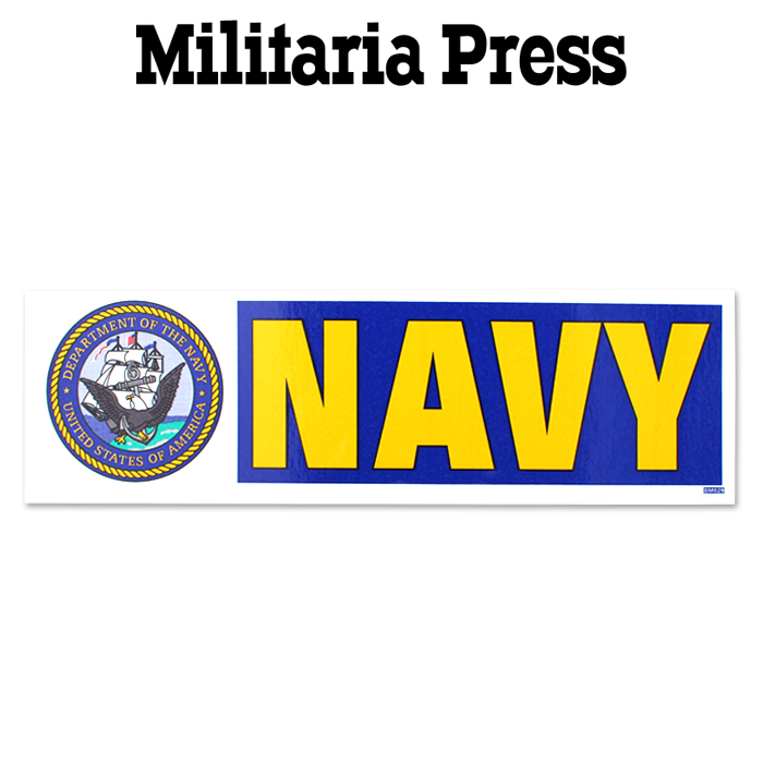 밀리터리아 프레스(Militaria Press) 밀리터리아 차량용 인테리어 범퍼 스티커 BM029 (미해군)