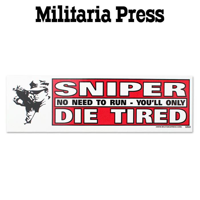 밀리터리아 프레스(Militaria Press) 밀리터리아 차량용 인테리어 범퍼 스티커 (RG290)