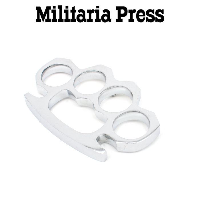밀리터리아 프레스(Militaria Press) 밀리터리아 실버 너클 벨트 버클