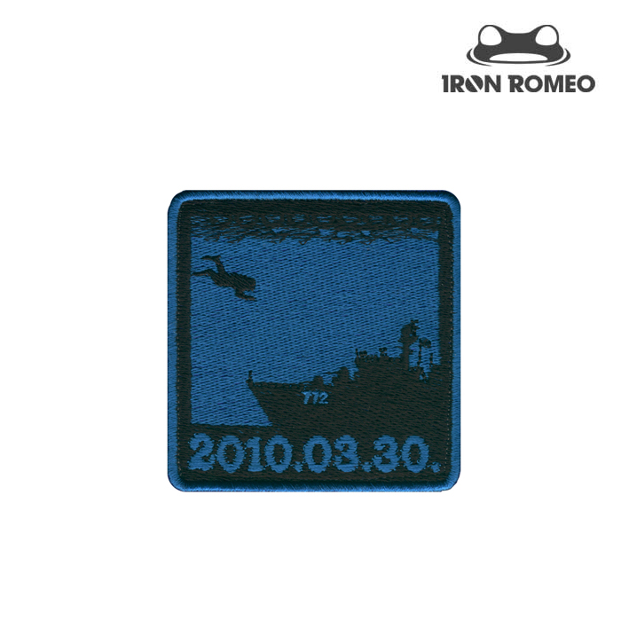 아이언로미오(IronRomeo) [Iron Romeo] Cheonan War Ship Patch (Blue) - 아이언 로미오 2010년 03월 30일 천안함 패치 (블루)