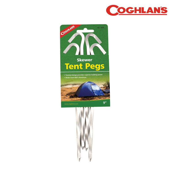 코글란(Coghlans) [Coghlans] Skewer Tent Pegs 9 inch - 코글란 스큐어 텐트팩 9인치
