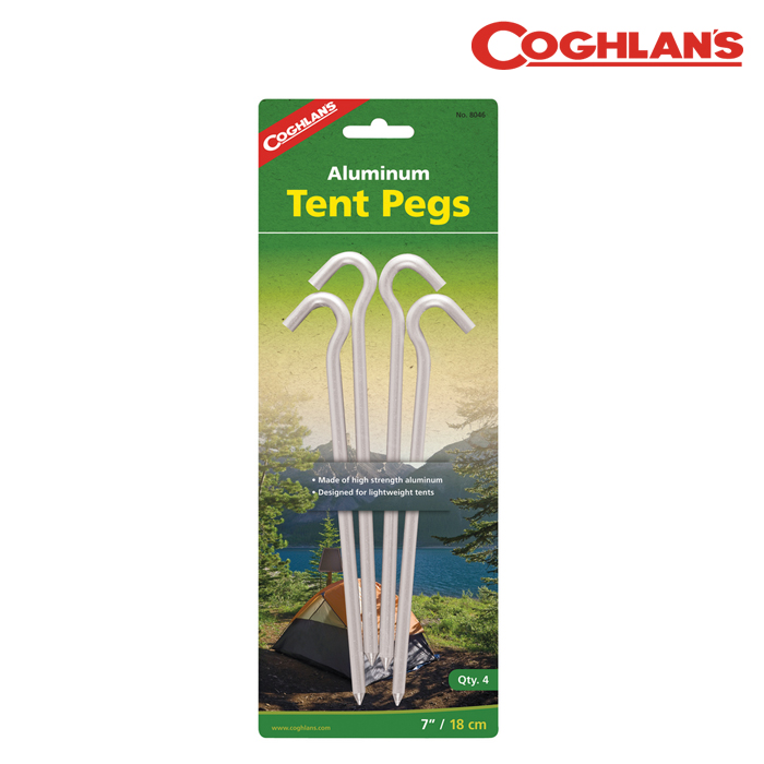 코글란(Coghlans) [Coghlans] Aluminum Tent Pegs 7 inch - 코글란 알루미늄 텐트팩 7인치