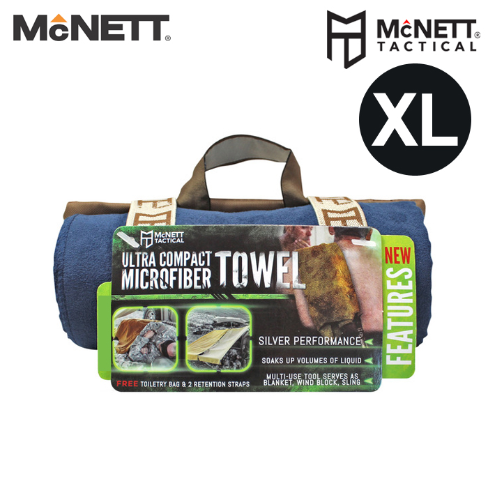 맥넷(Mcnett) 맥넷 택티컬 울트라 컴팩트 마이크로파이버 타올 XL (네이비)