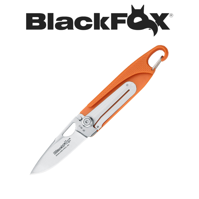 블랙폭스(Black Fox) 블랙폭스 폴딩 포켓 나이프 BF-80 O (오렌지)