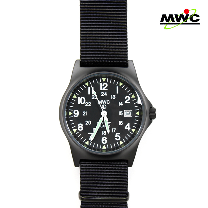 엠더블유씨(MWC) [MWC] G10 LM PVD Steel 12/24 US Pattern Military Watch - 엠더블유씨 US 패턴 밀리터리 시계 (G10LM1224PVD)