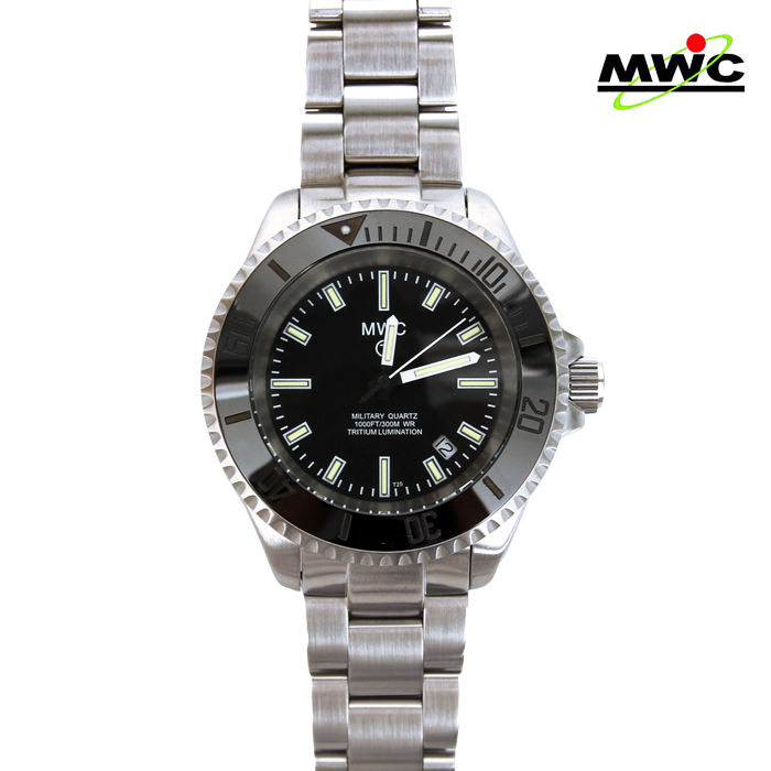 엠더블유씨(MWC) [MWC] Bracelet Tritium Submariner Watch - 엠더블유씨 브레이슬릿 트리튬 서브마리너 다이버 시계 (SUQ/SL/SS/BB)