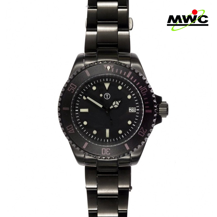 엠더블유씨(MWC) [MWC] Jewel PVD Auto Submariner Watch - 엠더블유씨 쥬얼 PVD 오토 서브마리너 다이버 시계 (SUB/PVD/S/AB)