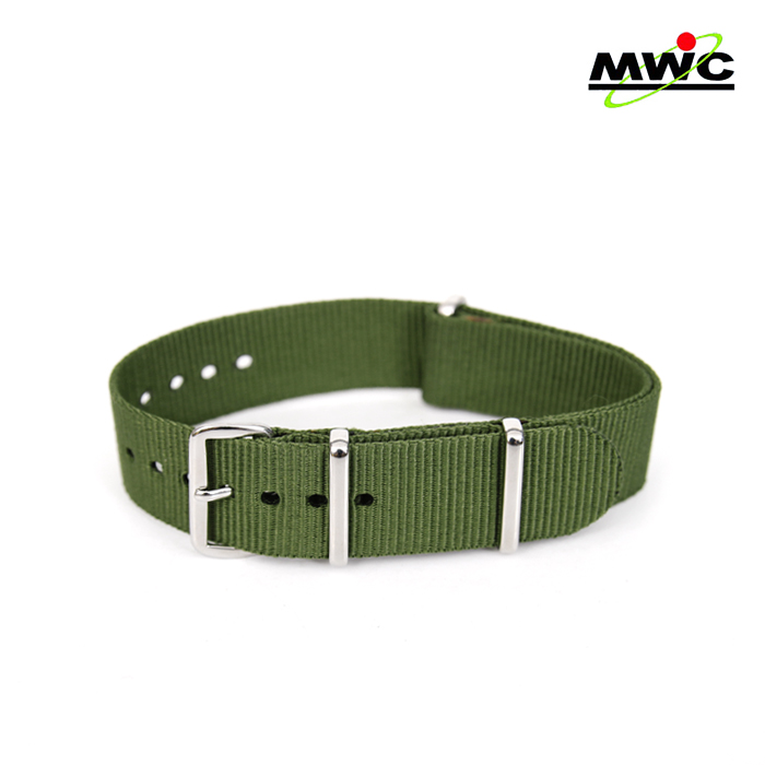 엠더블유씨(MWC) [MWC] Natoband 20mm Strap (Green) - 엠더블유씨 나토밴드 20mm 스트랩 (그린)