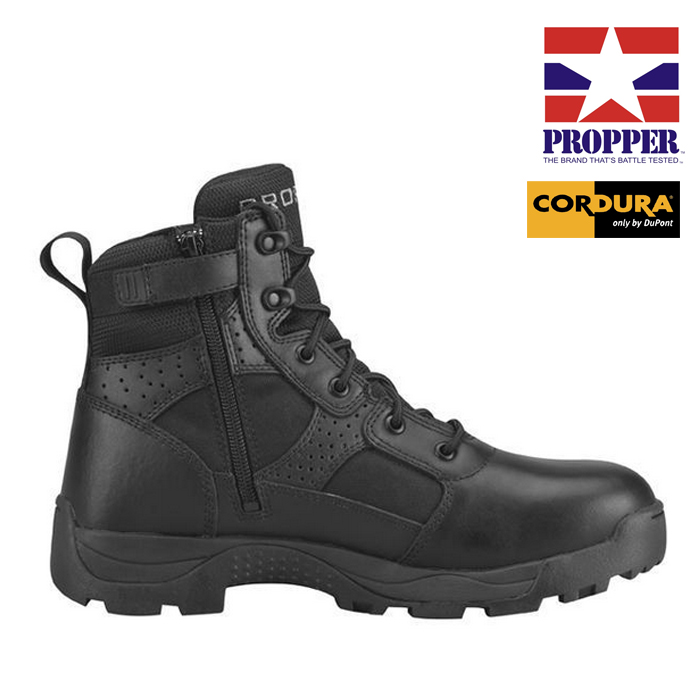 프로퍼(Propper) [Propper] Ridgeback 6inch Police Side Zip Boot (Black) - 프로퍼 릿지백 6인치 폴리스 사이드 지퍼 부츠 (블랙)