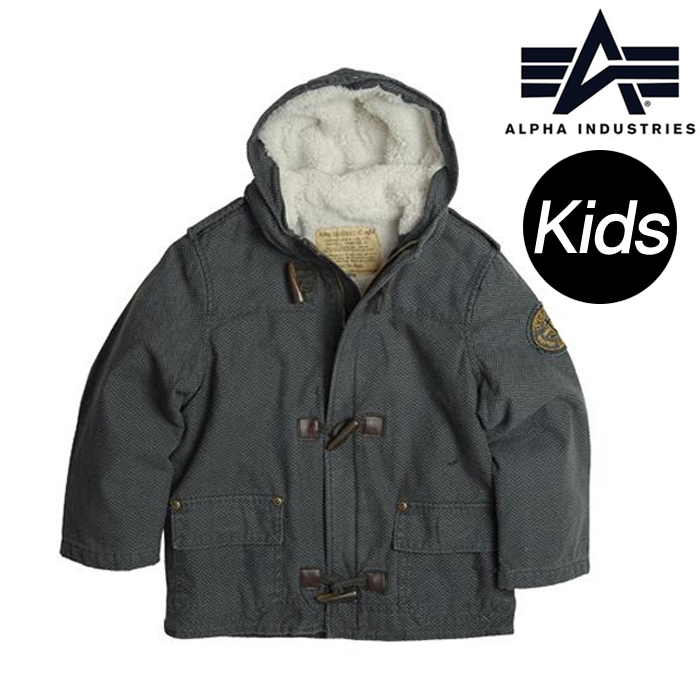 알파 인더스트리(Alpha Industries) [Alpha] Kids Harrington Toggle Coat (Navy) - 알파 키즈 해링턴 토글 코트 (네이비)