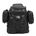 Military Laptop Backpack (Black) - 밀리터리 랩탑 백팩 (블랙)