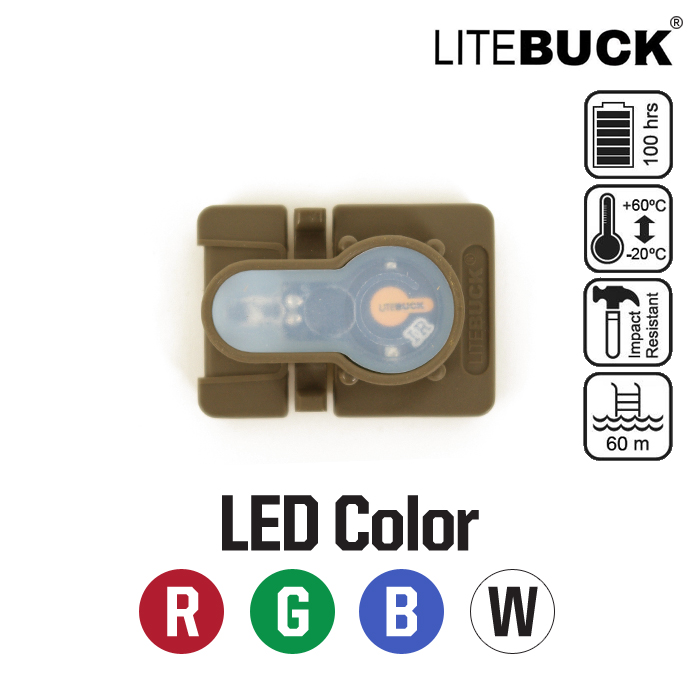 라이트벅(Litebuck) 라이트벅 레일 마운트 1913 시스템 모듈 (코요테)@