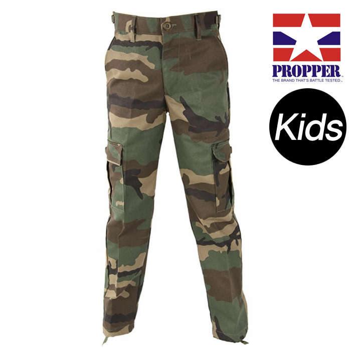 프로퍼(Propper) [Propper] Kids BDU Trouser (Woodland) - 프로퍼 키즈 BDU 트라우져 (우드랜드)